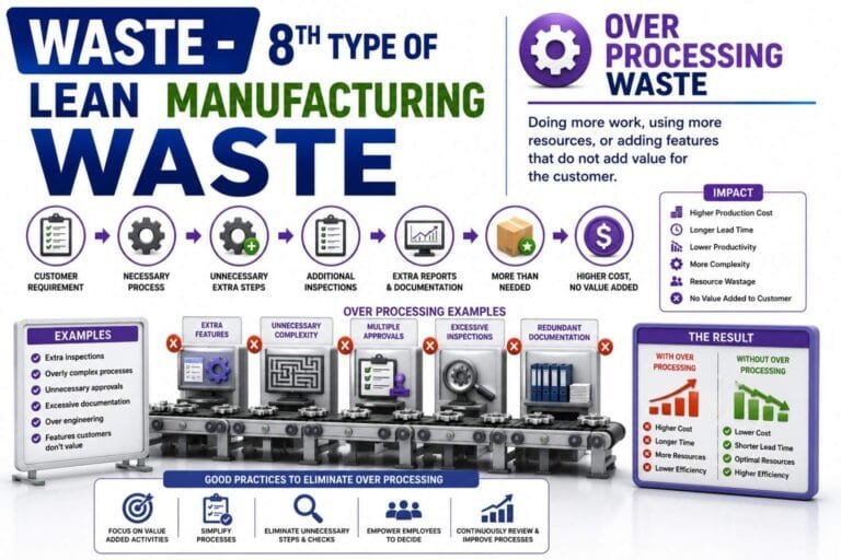 8 Wastes of Lean Manufacturing: How to Identify and Eliminate Waste