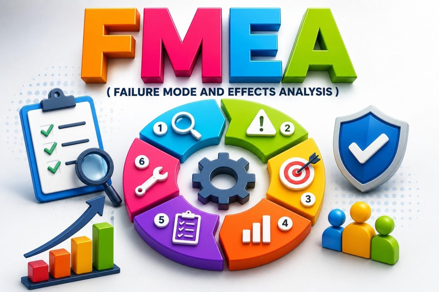What is FMEA? Failure Mode and Effects Analysis explained with real examples, RPN calculation, process steps, and free template.