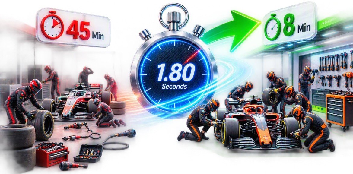 Formula 1 SMED Single Minute Exchange of Die 1 1